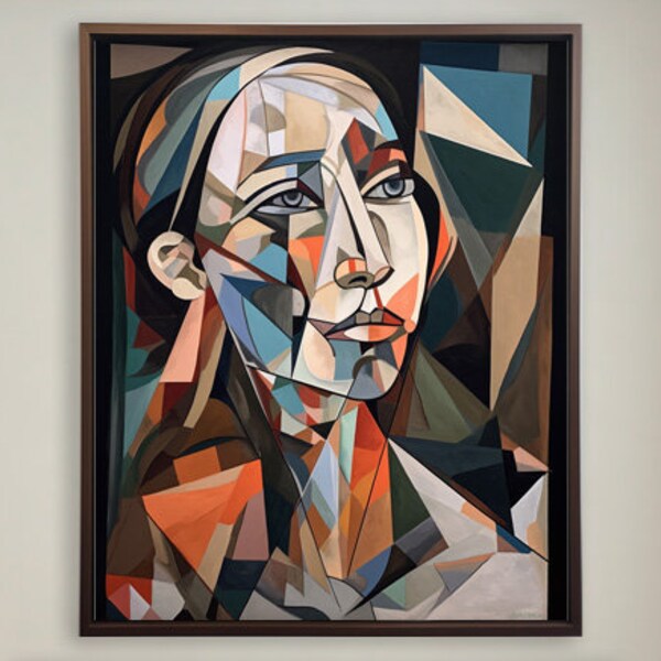 Portrait cubiste d'une femme (édition limitée)