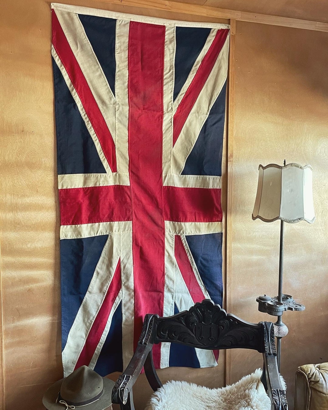 Vintage Handsewn United Kingdom Union Jack Flag Etsy Australia