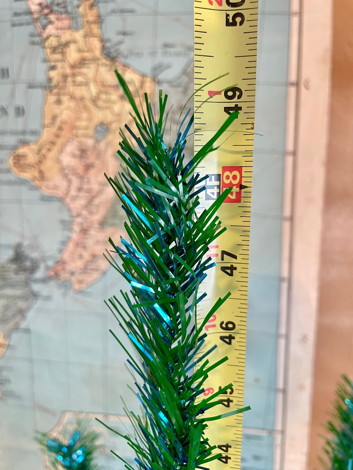 Blue & Green Vintage Christmas Tree Midcentury Modern Etsy Canada