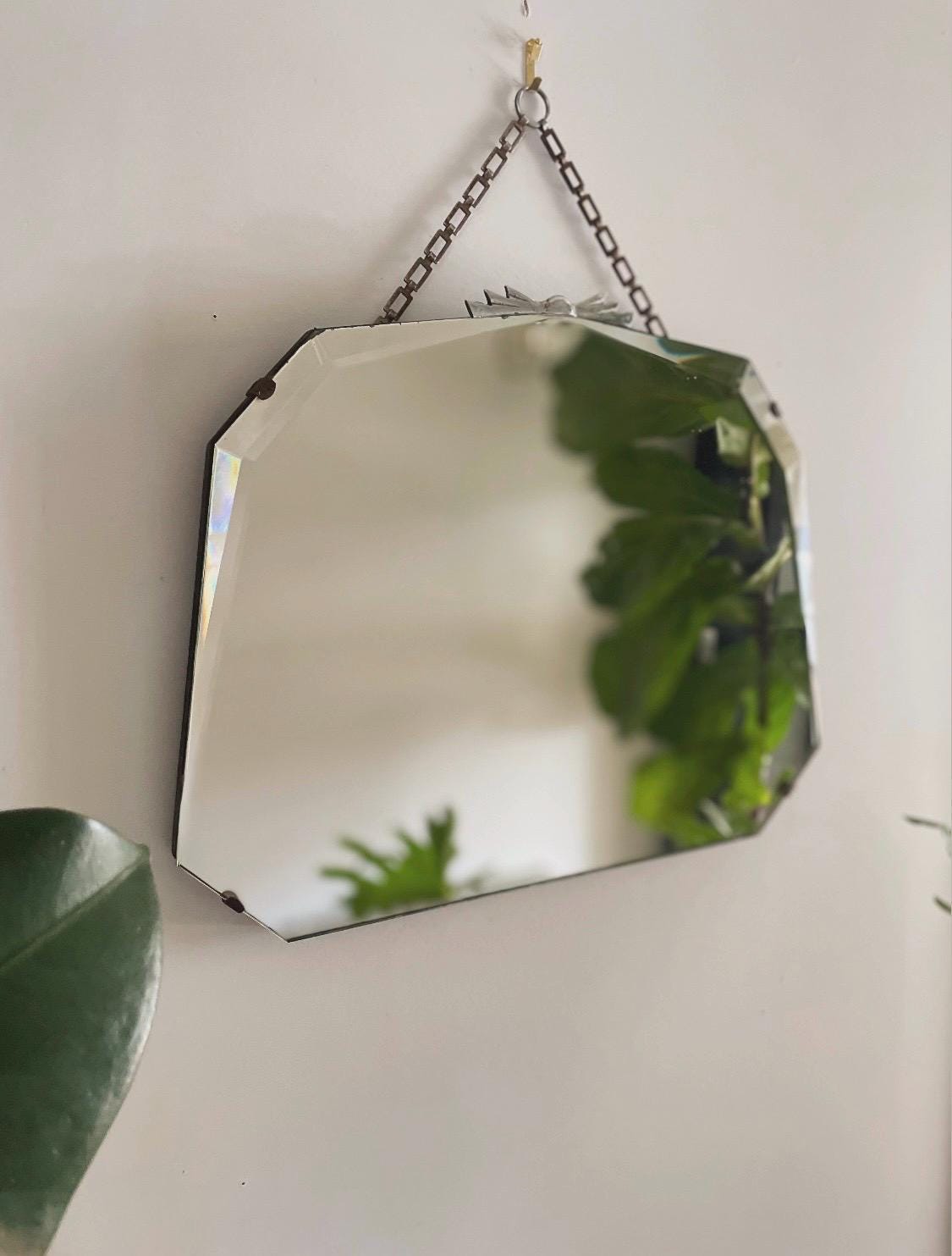 Antique round mirror - Etsy 日本