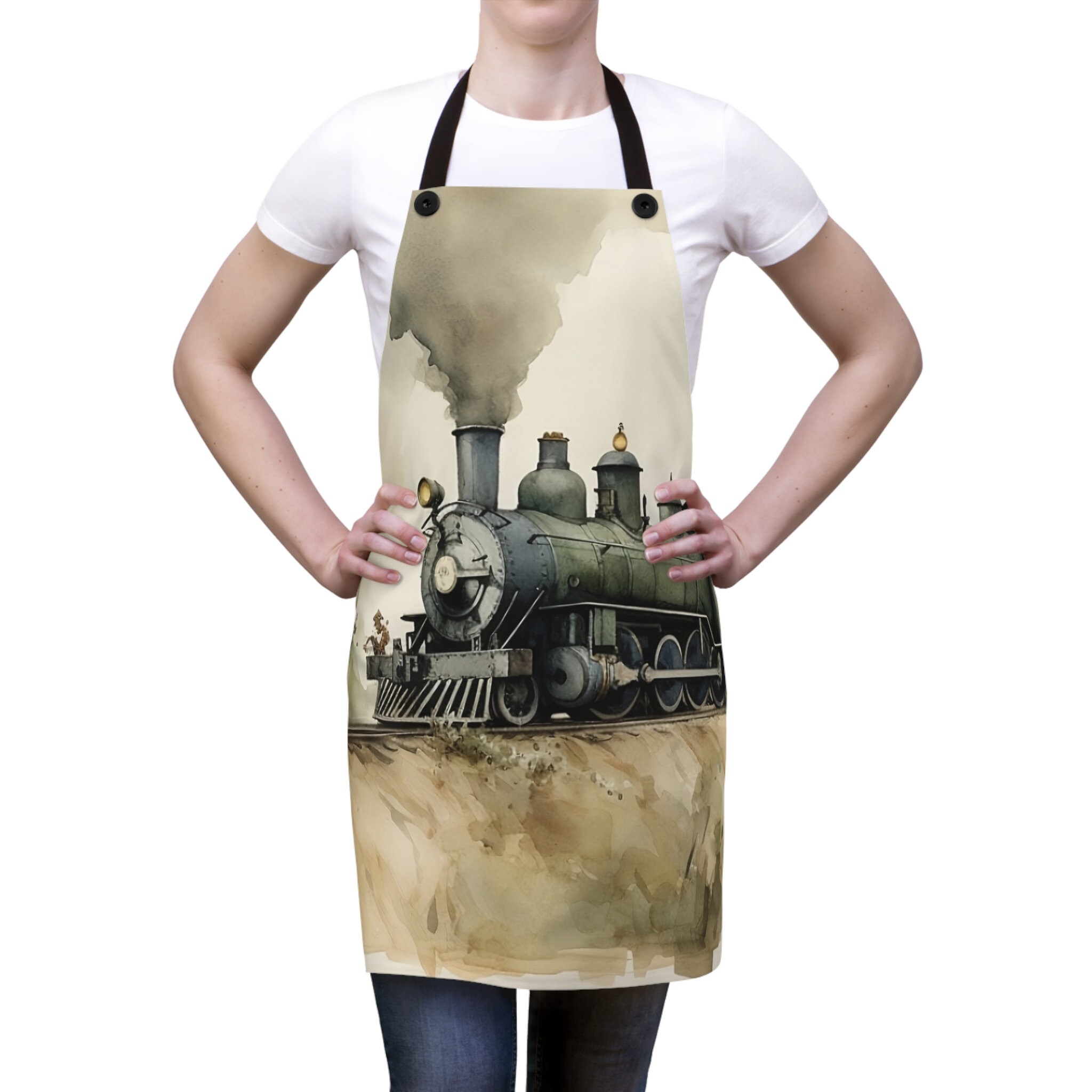 Unique Train Gifts for Dad Locomotive Train Apron Gifts for Train ...