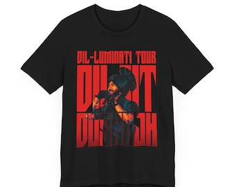 Camiseta Diljit Dosanjh: Camiseta unisex Punjabi Singer