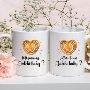 Will you be my Jalebi baby, Desi Valentines mug, Bollywood mug, Indian dialogue mug , Desi mug, South Asian, Accent Coffee Mug, 11oz
