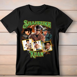 Shahrukh Khan 90s Tshirt , 90s bootleg, Desi, Bollywood, Indian Actor, Unisex T-Shirt, SRK Tshirt , Retro Tshirt ,SRK fan, King Khan Tshirt