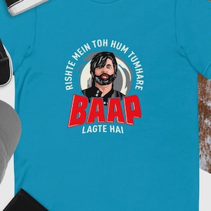Bollywood themed  T-shirt, Indian movie dialogue , Amitabh Bachchan , Big B , Newly dad , Desi shirt, Father’s Day Tshirt, Fathers Day gift