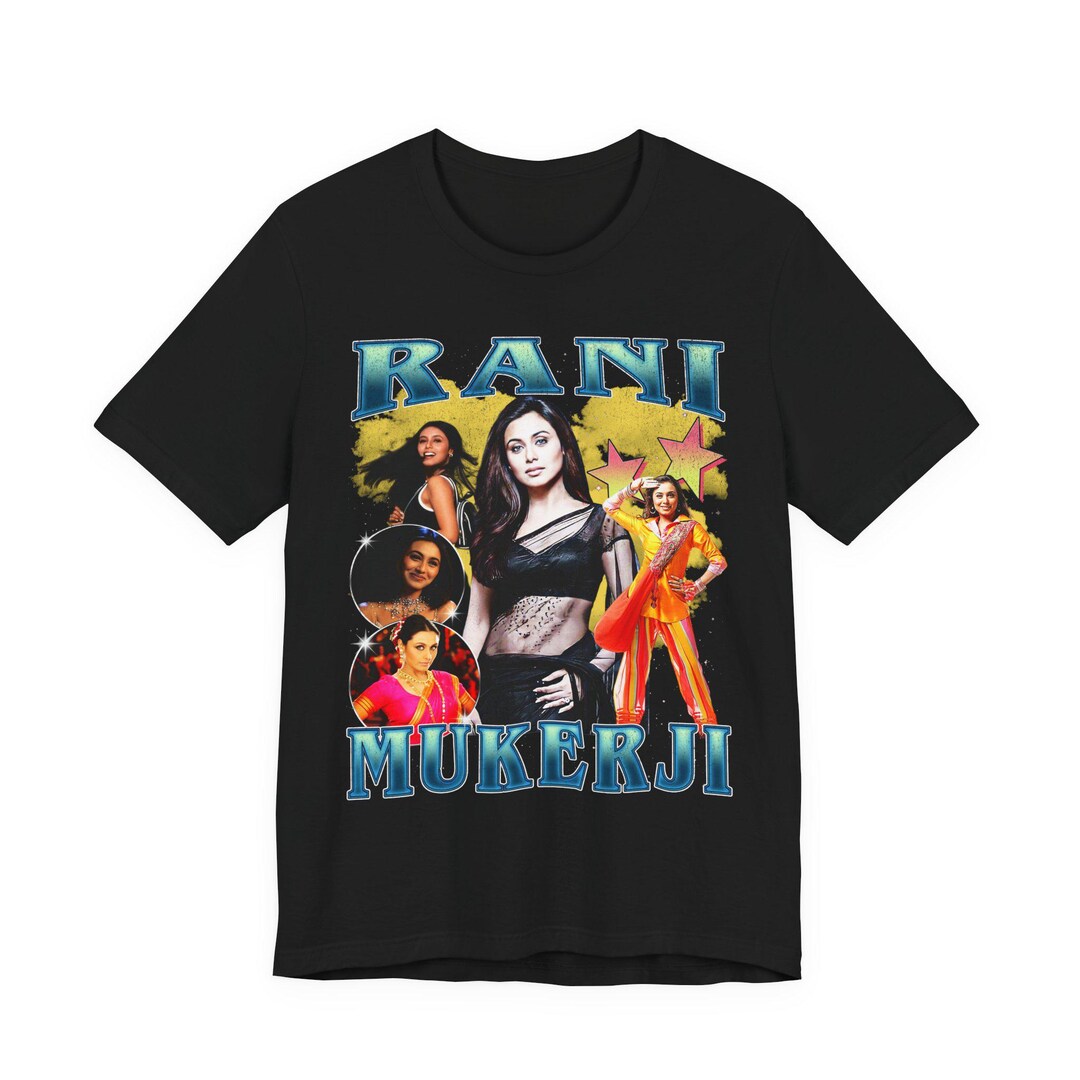 Rani Mukerji Retro Graphic Tee: Vintage Bollywood T-shirt - Etsy