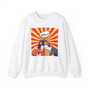 Bluza DDLJ Bollywood: unisexowa bluza z okrągłym dekoltem w stylu indyjskiego filmu