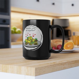 Desi Valentine, Desi couple mug, Bollywood mug, Guju mug, Indian mug, Black Mug, 15oz