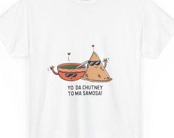 Grappig Bollywood-T-shirt: Desi Chutney Samosa T-shirt