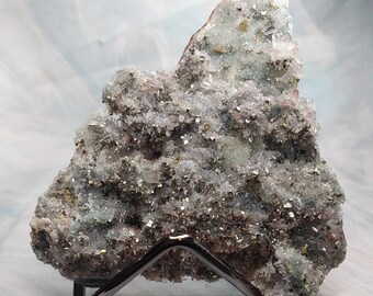 Pyrite Mixed with Clear Quartz Raw Specimen