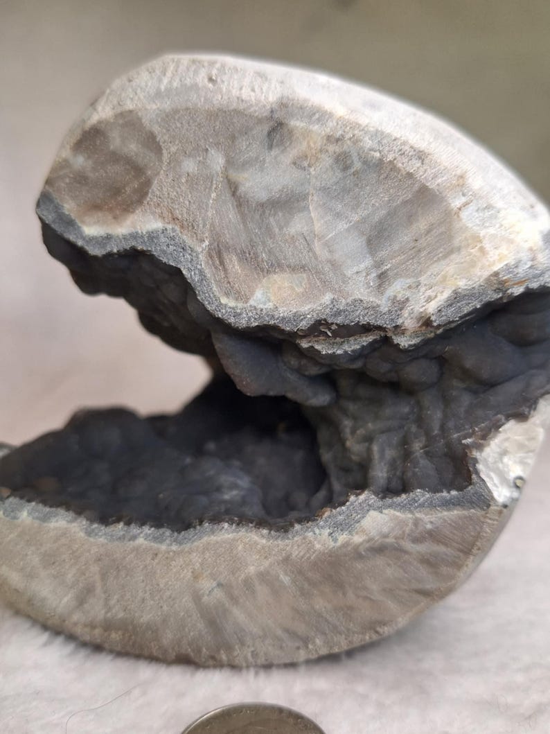Volcano Rocks Geode Large Volcano Agate Pac Man Specimen Geode - Etsy