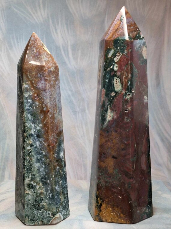 Large Ocean Jasper Hexagons Large Ocean Jasper Hexagons