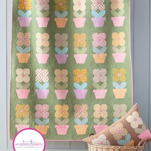 Tilda- Creation Memories Frühlingskollektion- Topfblumen Quilt Kit- JULI 2024 Lieferung