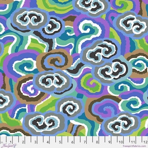 PRE-Order Kaffe Fassett August 2026 Collective- Cloud Scrolls PWPJ138.CONTRAST- Half Yard