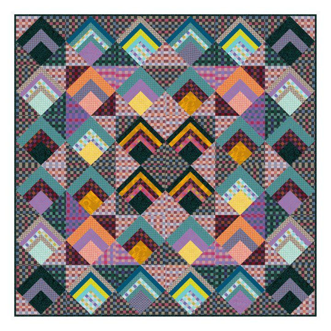 Pre-order Anna Maria Textiles- Promenade Quilt Kit Featuring Check ...