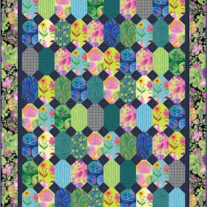Kaffe Fassett- Pods Quilt Kit- Cool February 2025
