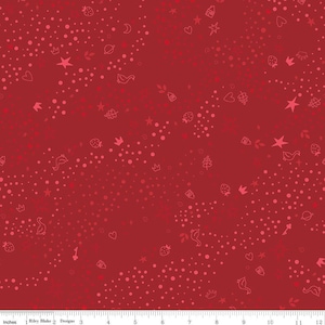 PRE-Order Storybook Basics by Jennifer Long- C365 Barn Red- Half Yard January 2027