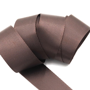 Brown 1.5 inch (38mm) width Nylon Webbing- by the yard