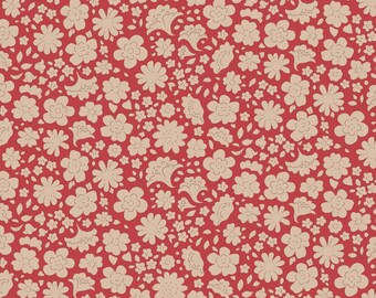 Tilda- Creating Memories- Carla TIL130152- Red- Half Yard- June 2024