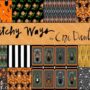Witchy Ways by Cori Dantini- Half Yard Bundle- July 2025