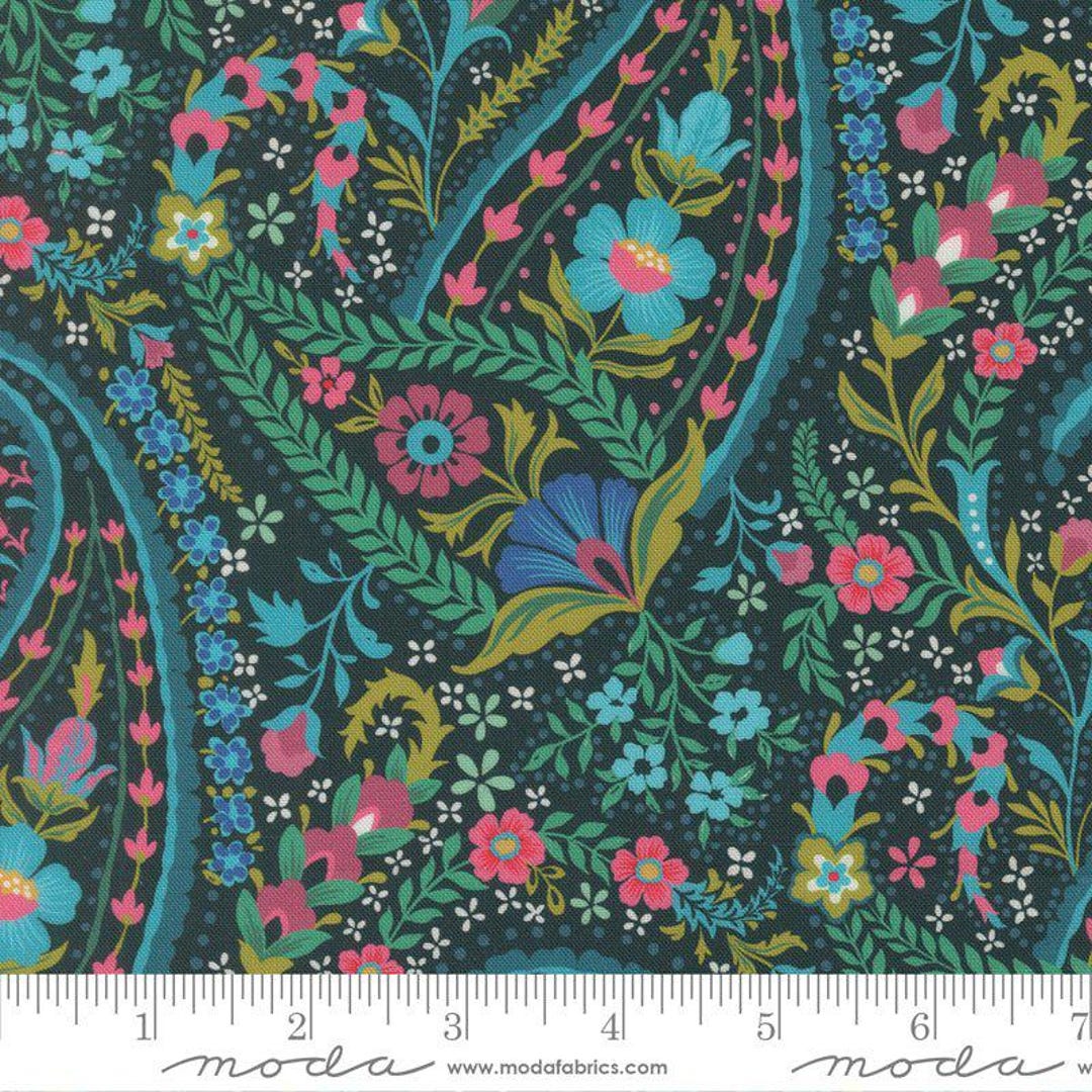 Crystal Manning Pre-order Tilbury Garden by Crystal Manning- Prussian Blue 11992 19 ...