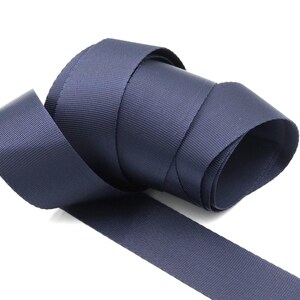 Navy 1.5 inch (38mm) width Nylon Webbing- by the yard