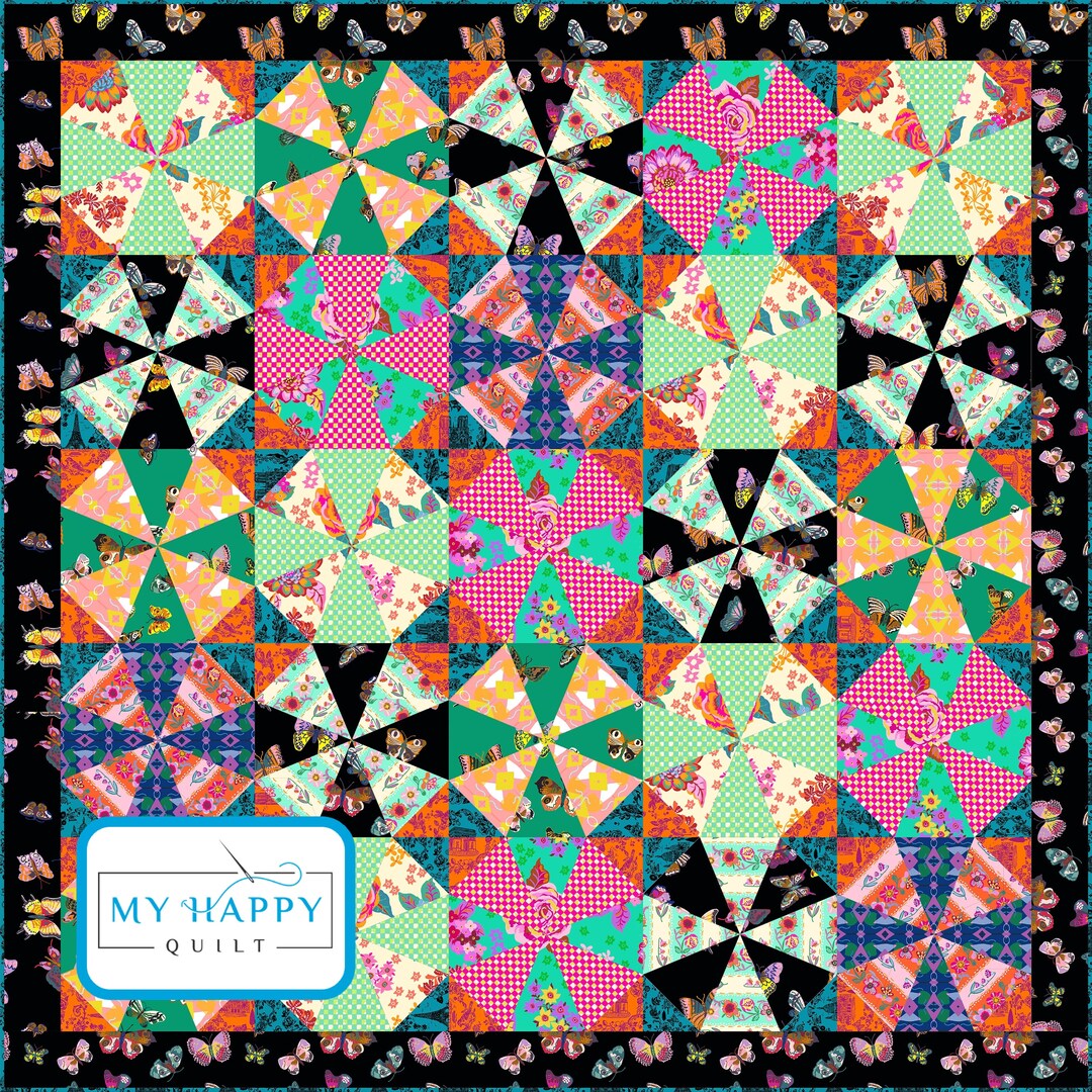 PREORDER A Spring in Paris Quilt Kit Featuring A Spring in Paris by