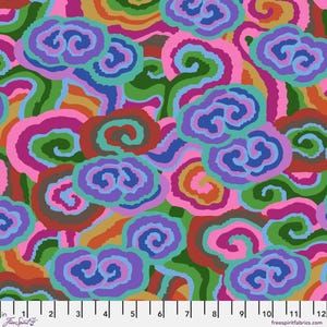 Précommande Collectif Kaffe Fassett, août 2026 - Cloud Scrolls PWPJ138.DEEP - Un demi-mètre