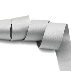Grey 1.5 inch (38mm) width Nylon Webbing- by the yard