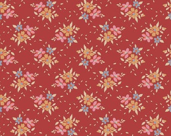 Tilda- Creating Memories- Frida TIL130150- Red- Half Yard- June 2024