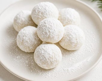 Snowball Cookie Recipe – Buttery Holiday Treat with Nuts | Winter Baking PDF