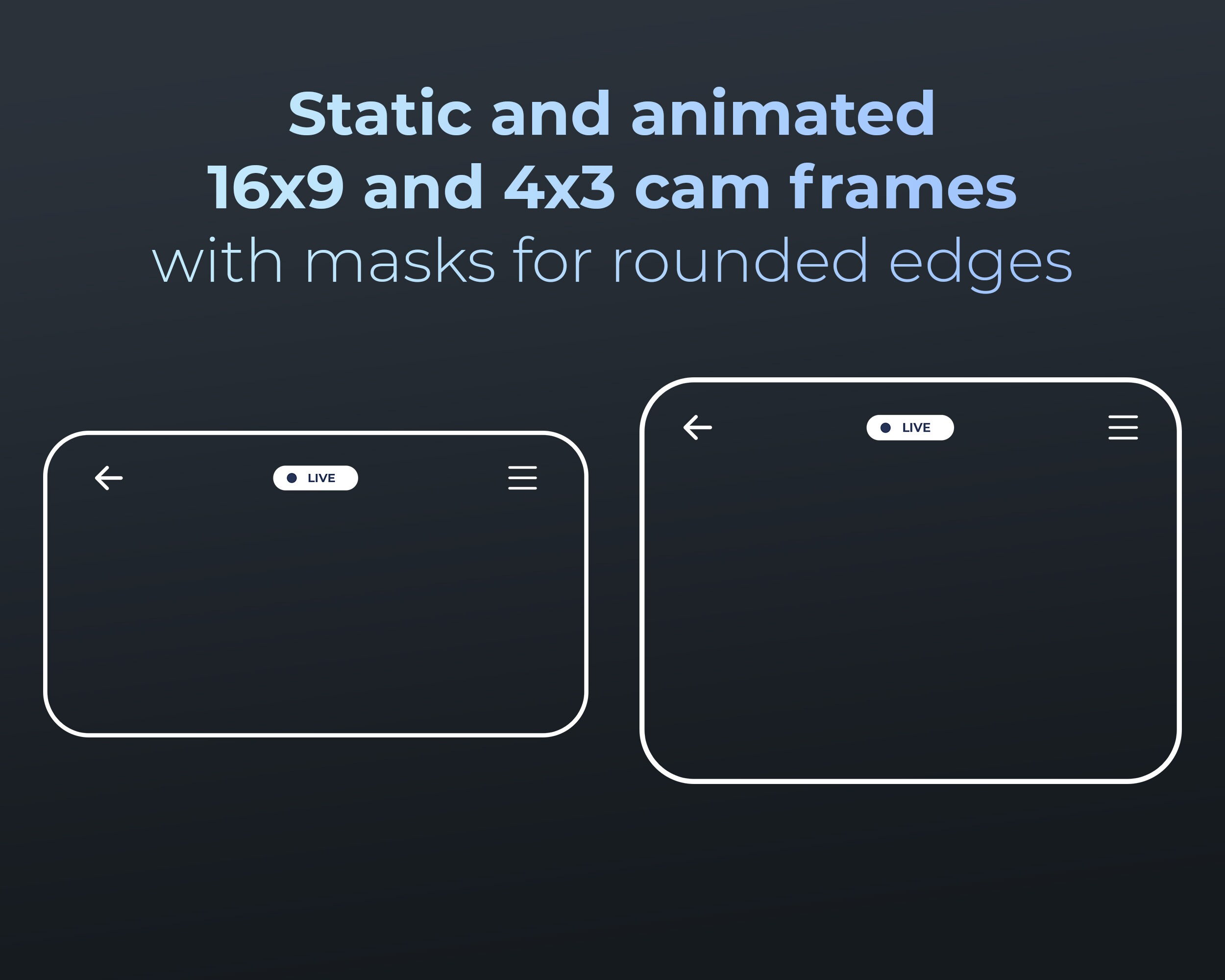 Stream Screen Blue Twitch Package Blue, Stream Screens, Dreamy Stream Pack Blue, Animated ...