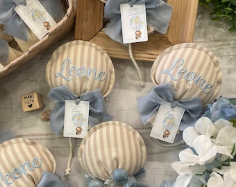 Almond Balloon Tailored Bag with Personalized Tag