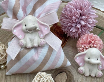 Tailored Bag with Pink Elephant Magnet