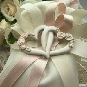 Sacchetto Sartoriale con Calamita Cuori Intrecciati