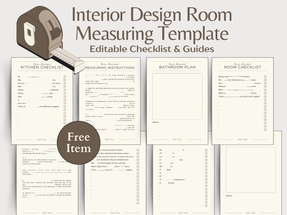 Interior Design Checklist Template