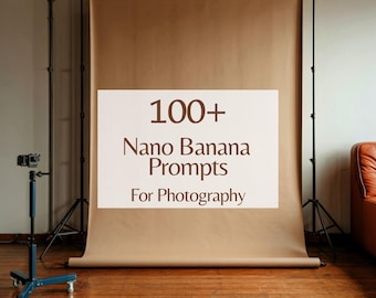 Nano Banana Prompts For Photography, AI Prompts Photographers, Photo Editing AI Prompts, Portrait Photography Templates PDF