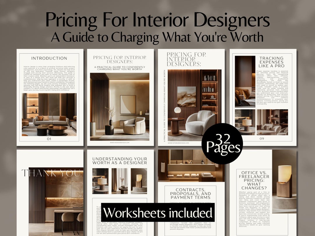 Interior Design Ebook, PLR Canva Editable E-book, How to Price for ...