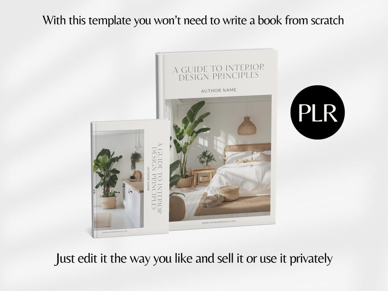 Interior Design Ebook, PLR Canva E-book, Home Decor Ebook, Interior ...