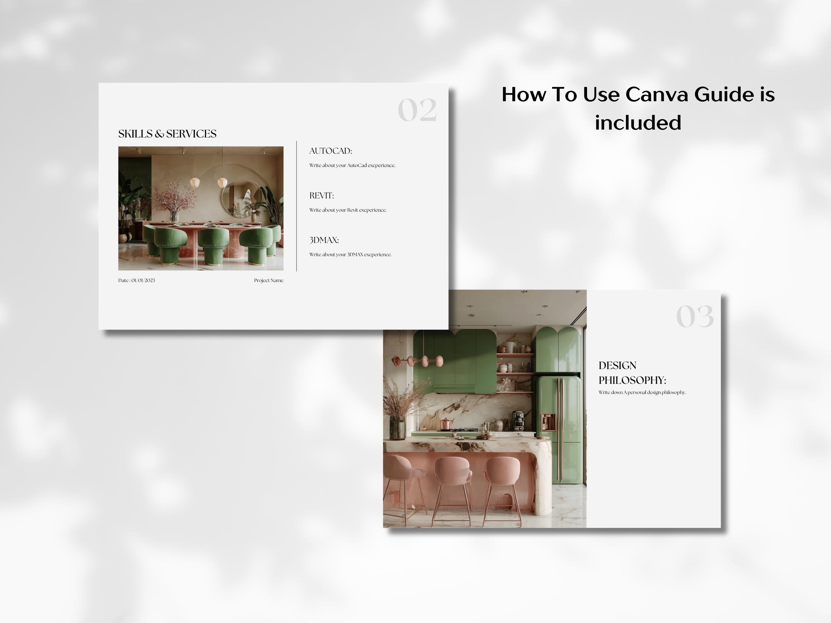 Interior Design Portfolio Template, Luxury Interior Design Template ...