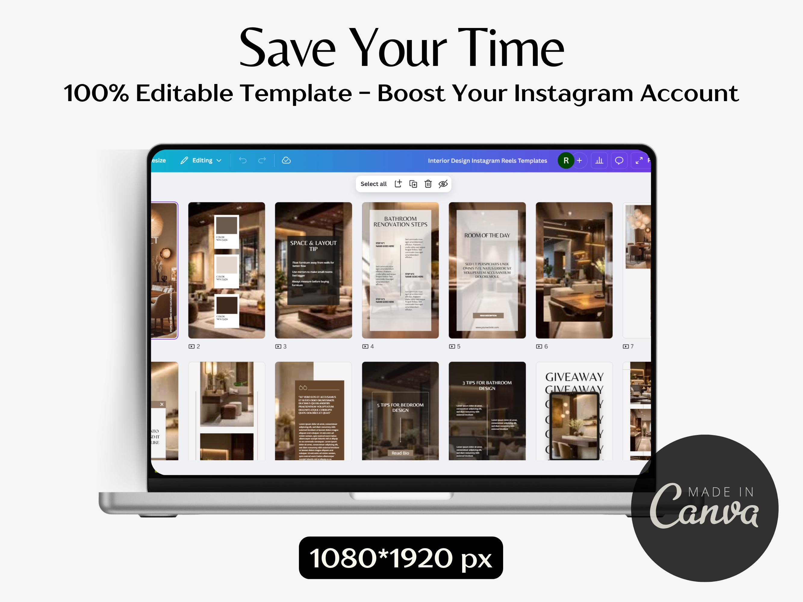 Interior Design Instagram Reels Template, Interior Design Instagram ...