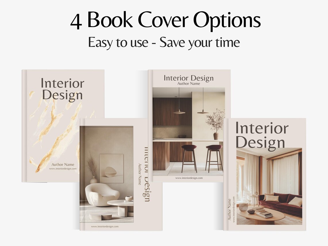 Interior Design Ebook Template Canva Editable Ebook Template Home Decor ...