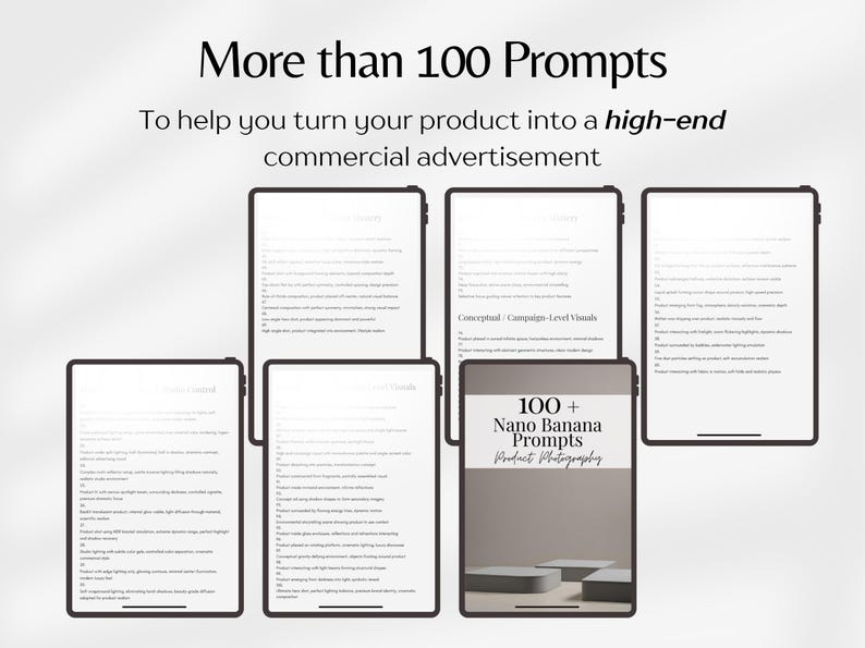 Product Photography Nano Banana Prompts, Product Photoshoot AI Prompts, Ad Marketing AI Prompts, Campaign Image Nano Banana Prompt image 2