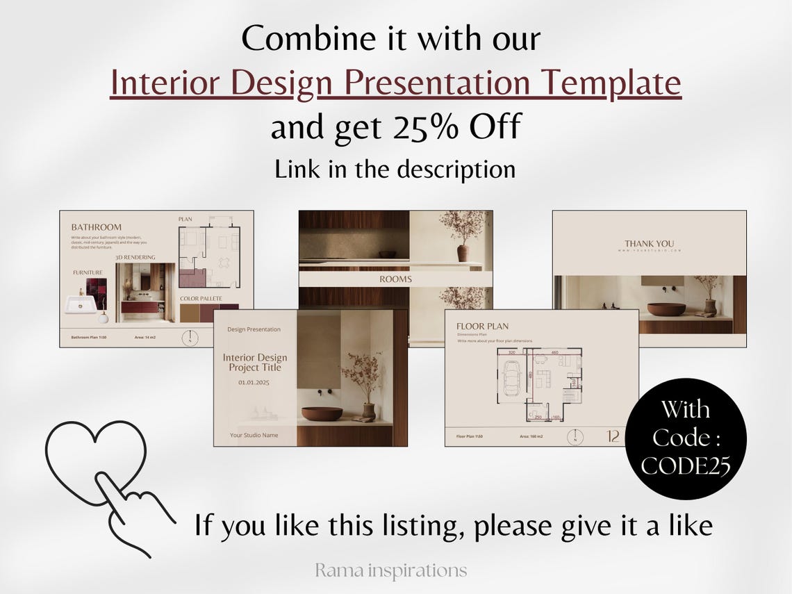 Interior Design Ebook Template Canva Editable Ebook Template Home Decor ...