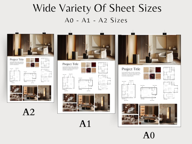 Interior Design Presentation Board Template Interior Design Poster ...