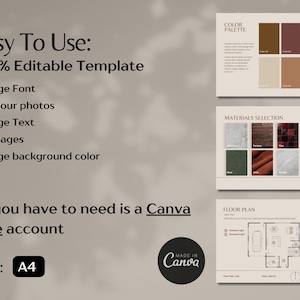 Interior Design Project Proposal Interior Presentation Canva Template ...