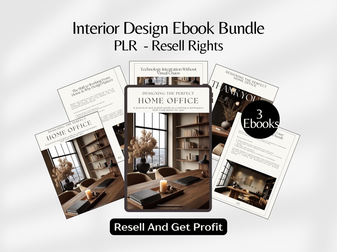 Interior Design Bundle, Interior Design Ebook, PLR E-book Bundle ...