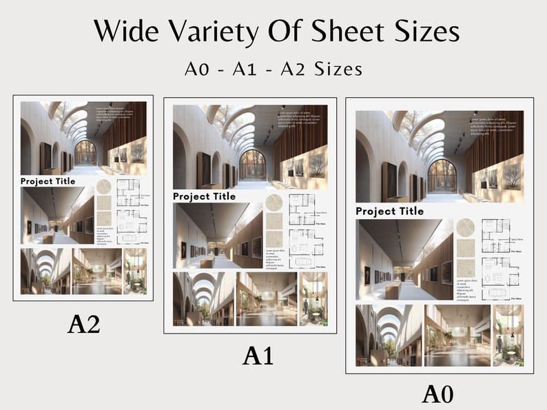 Architecture Poster Canva Template Architecture Presentation Board ...