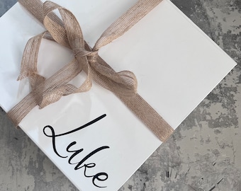 Personalized Magnetic Gift Box with Ribbon: Bridesmaid, Birthday