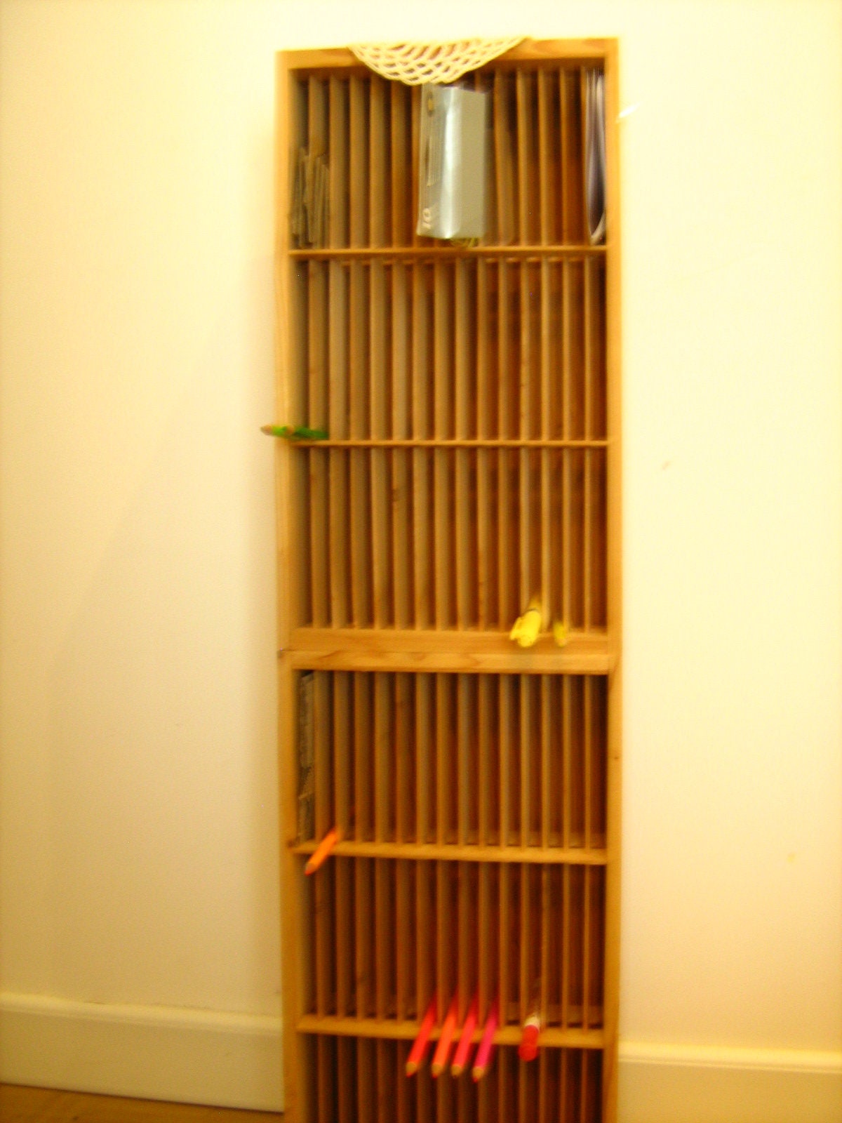 Retro IKEA CD Rack Shelves Cabinet Curio Display Essential Oil Vintage ...